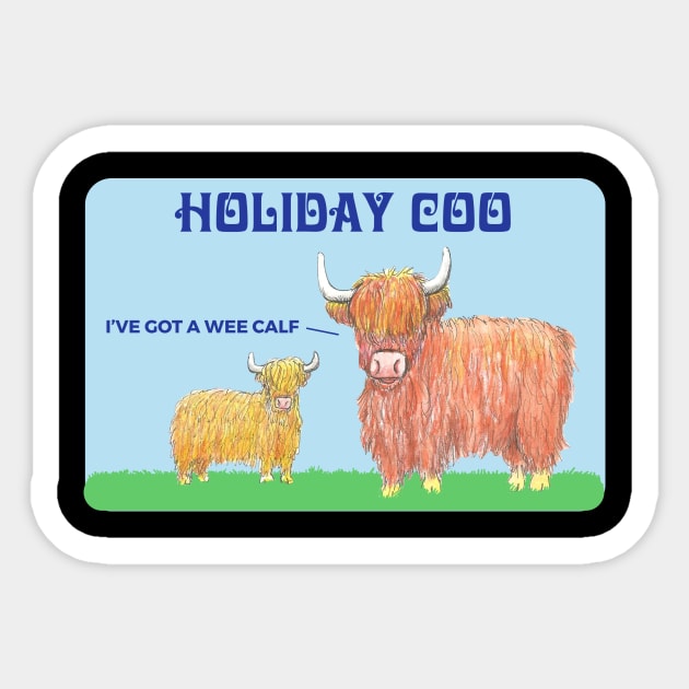 Holiday Coo Sticker by TimeTravellers